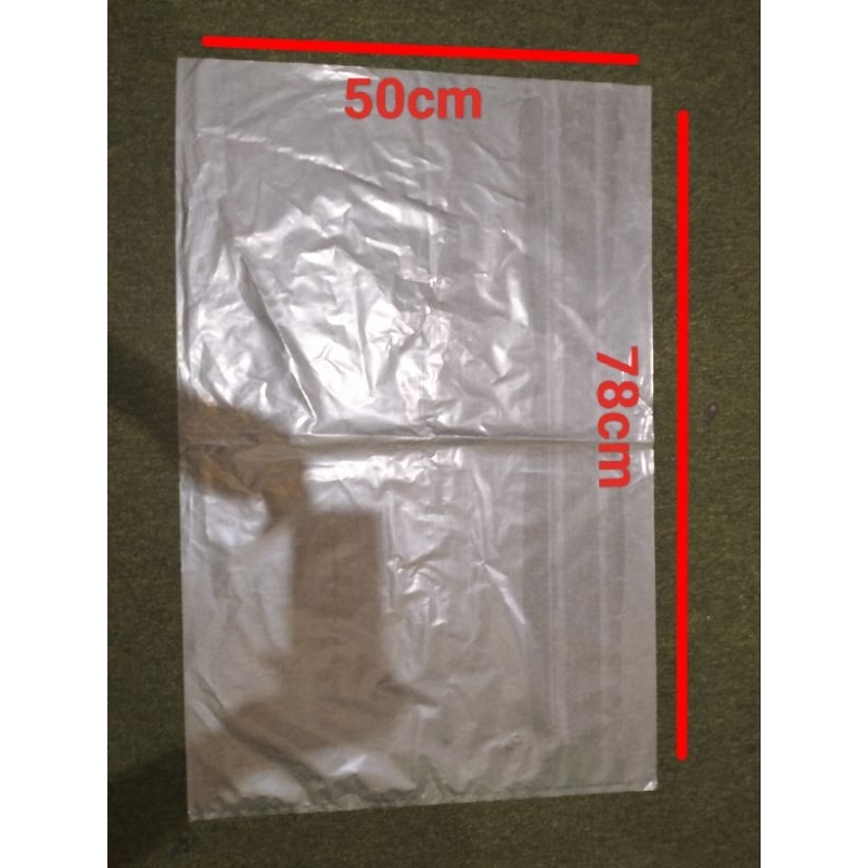 PLASTIK KANTONG 50×78cm BANTAL SELIMUT BONEKA PE BENING ECER VAKUM