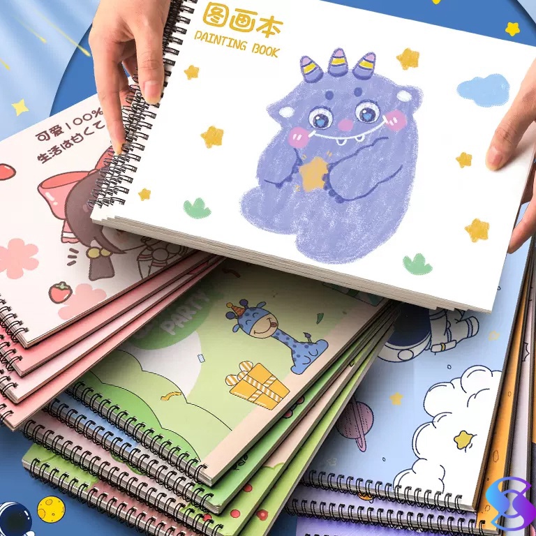 

Seller A4 drawing book Buku gambar anak, Buku gambar polos A4, Drawing book-Suning Mall 8078