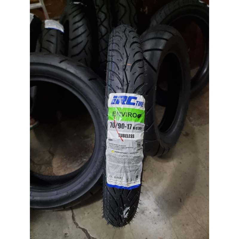 BAN LUAR 70/90-17 IRC TUBLES ENVIRO NR91 / RING 17