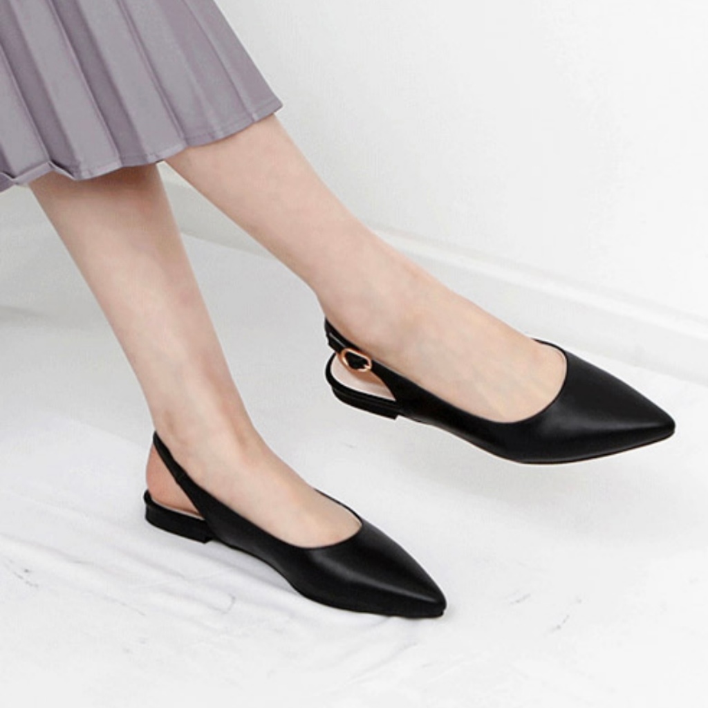 Slip On Mules Wanita Flat shoes Niken BIG size 35-45
