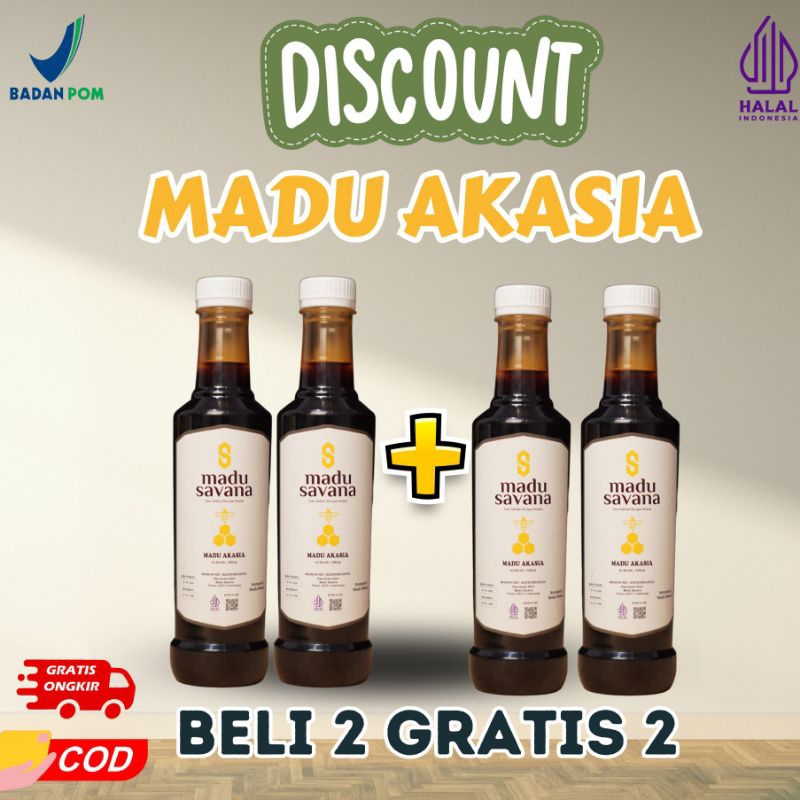 

Madu Murni Promo Beli 2 Gratis 2 Akasia Madu Savana