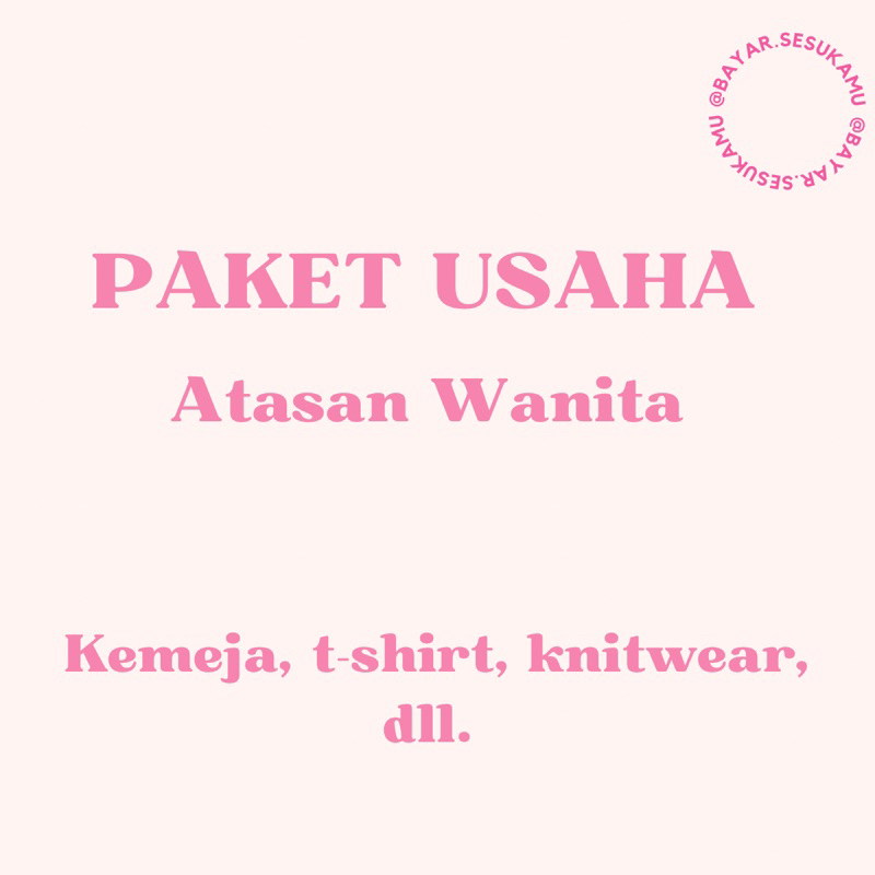 PAKET USAHA KNITWEAR PREMIUM