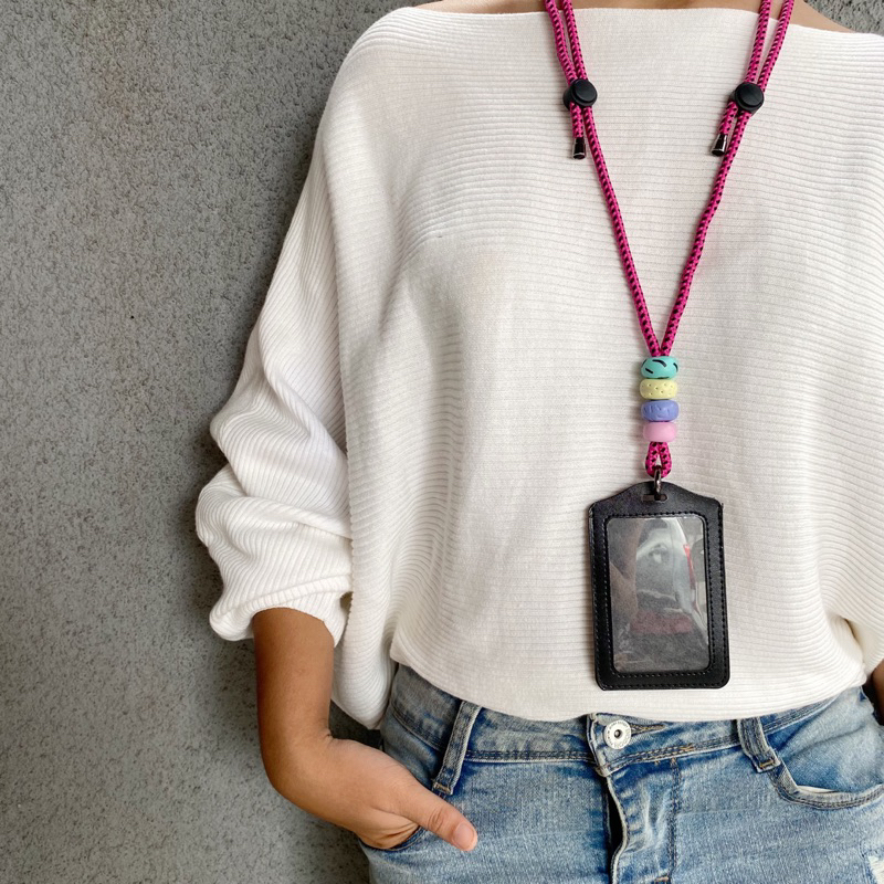

Handmade Lanyard / tali ID card / gantungan / tali handphone - 01/02 Series