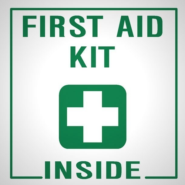 

SIGN STICKER FIRST AID KIT INSIDE STIKER P3K RAMBU