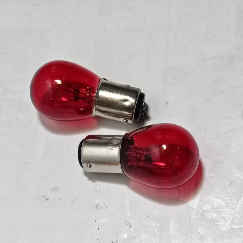 LAMPU DOP BOHLAMP MOBIL STOP BAYONET DOUBLE/DOBEL WISHPARTS 12V 21/5W