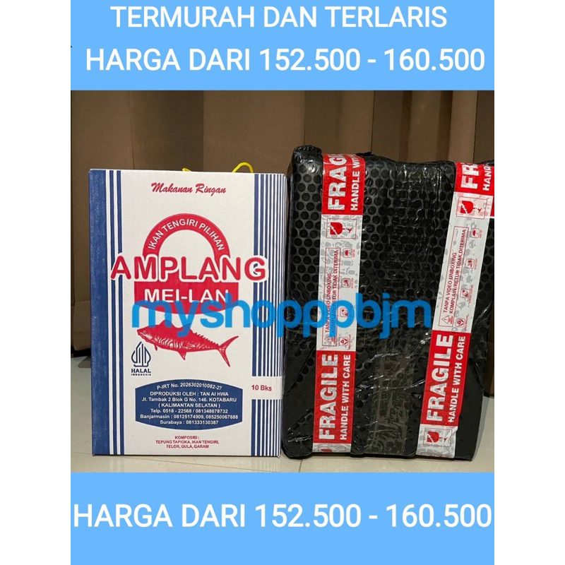 

Amplang meilan kotak/ikan tenggiri asli/kuku macan/amplang meilan/amplang meilan kotabaru / oleh oleh banjarmasin / oleh oleh kotabaru