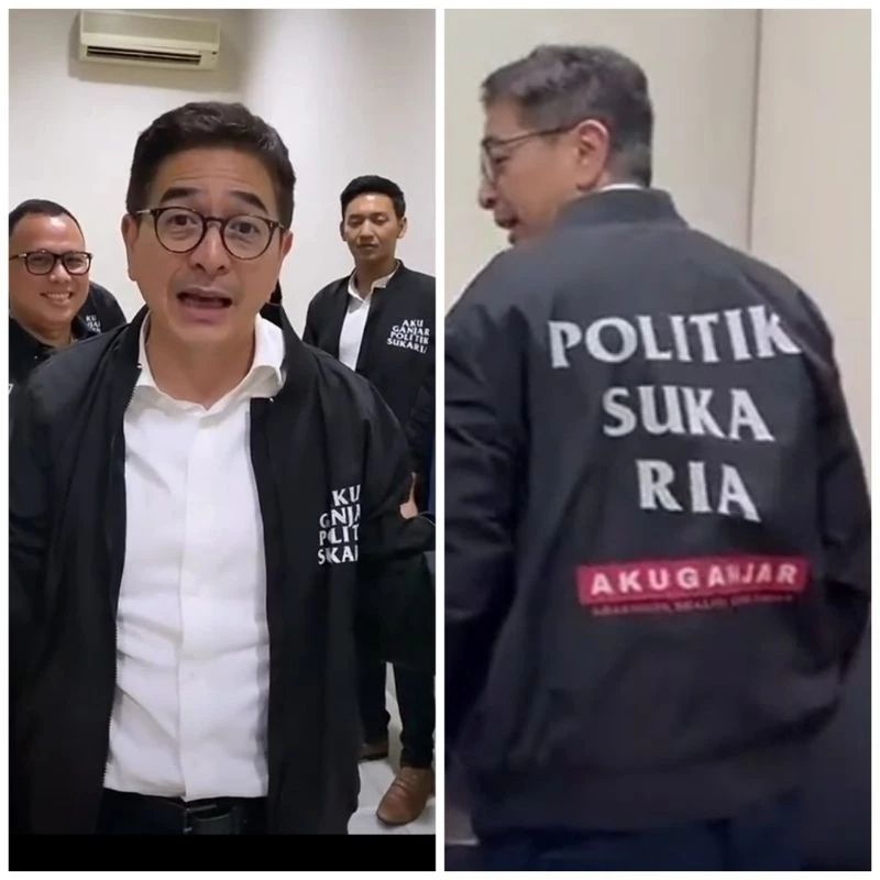 Jaket bomber Ganjar Pranowo original