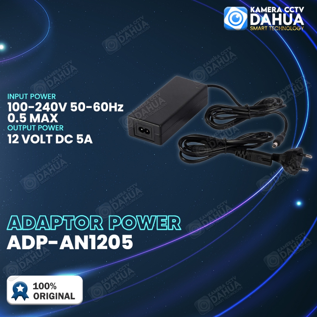 ADAPTOR POWER DC 12 VOLT 5 AMPERE ADAPTER