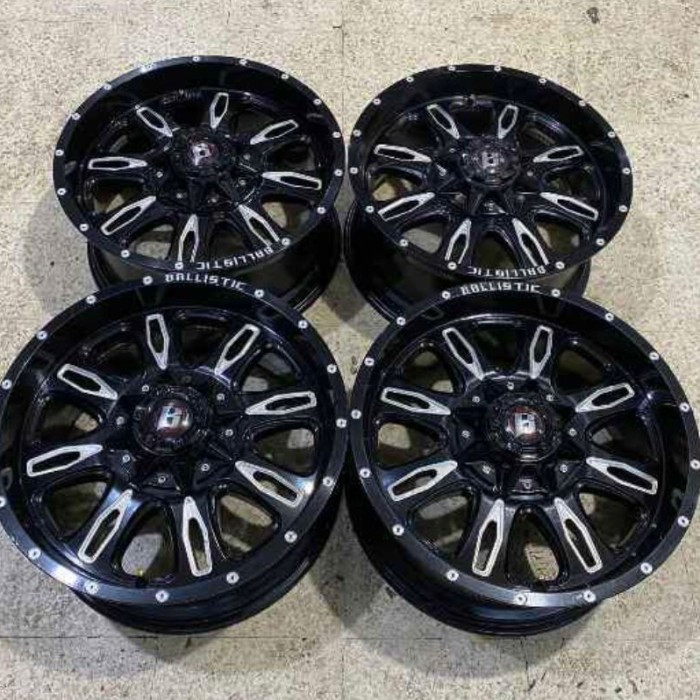 Velg Mobil Bekas Pajero Ring 20 baut 6 BALLISTIC R20X9 6X139,7 ET15