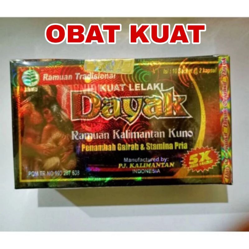 Kapsul dayak Kalimantan kuno asli