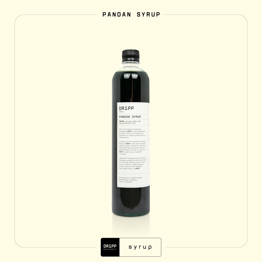 

DRIPP SYRUP PANDAN 760 ML