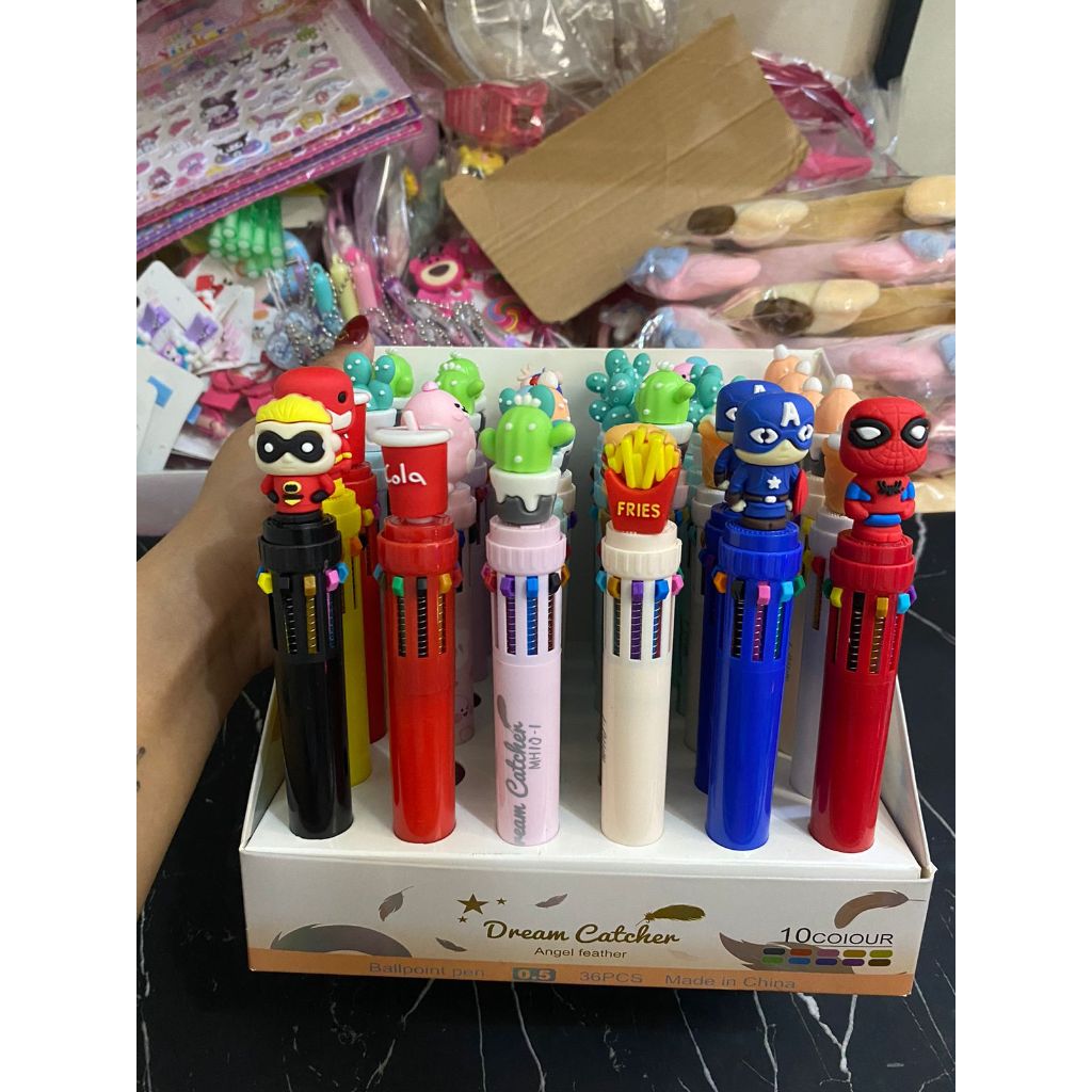 

PEN MEKANIK 10 WARNA KARAKTER LUCU