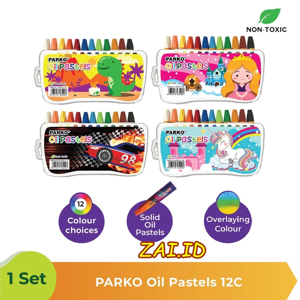 

Crayon Parko | Parko Oil Pastel 12C | ZAI.ID | Krayon Murah