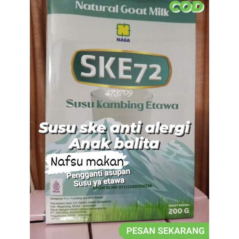 

Susu kambing etawa sehat anti alergi susu sapi