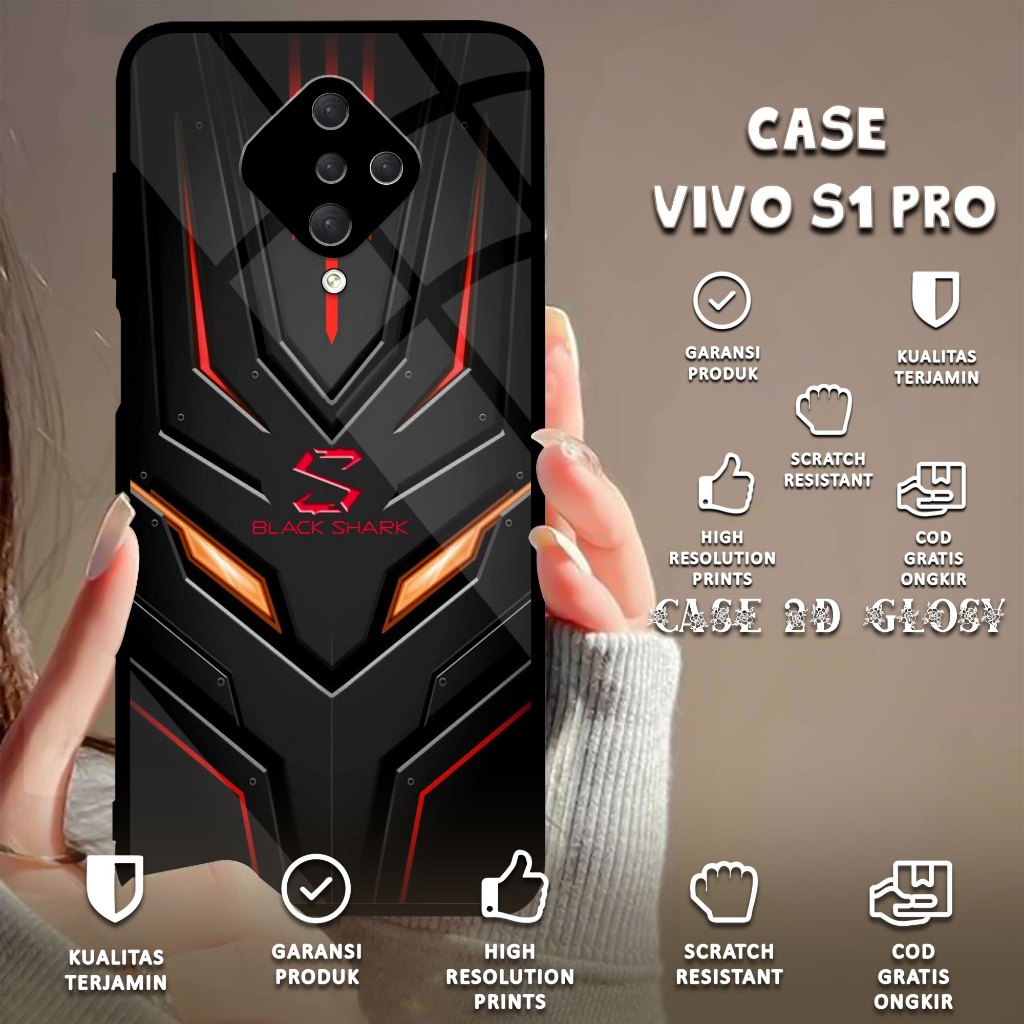 Case Vivo S1 PRO TERBARU [BLACK SHRACK] Casing Vivo s1 PRO - Case Hp VIVO S1 PRO  MEWAH - Case Murah