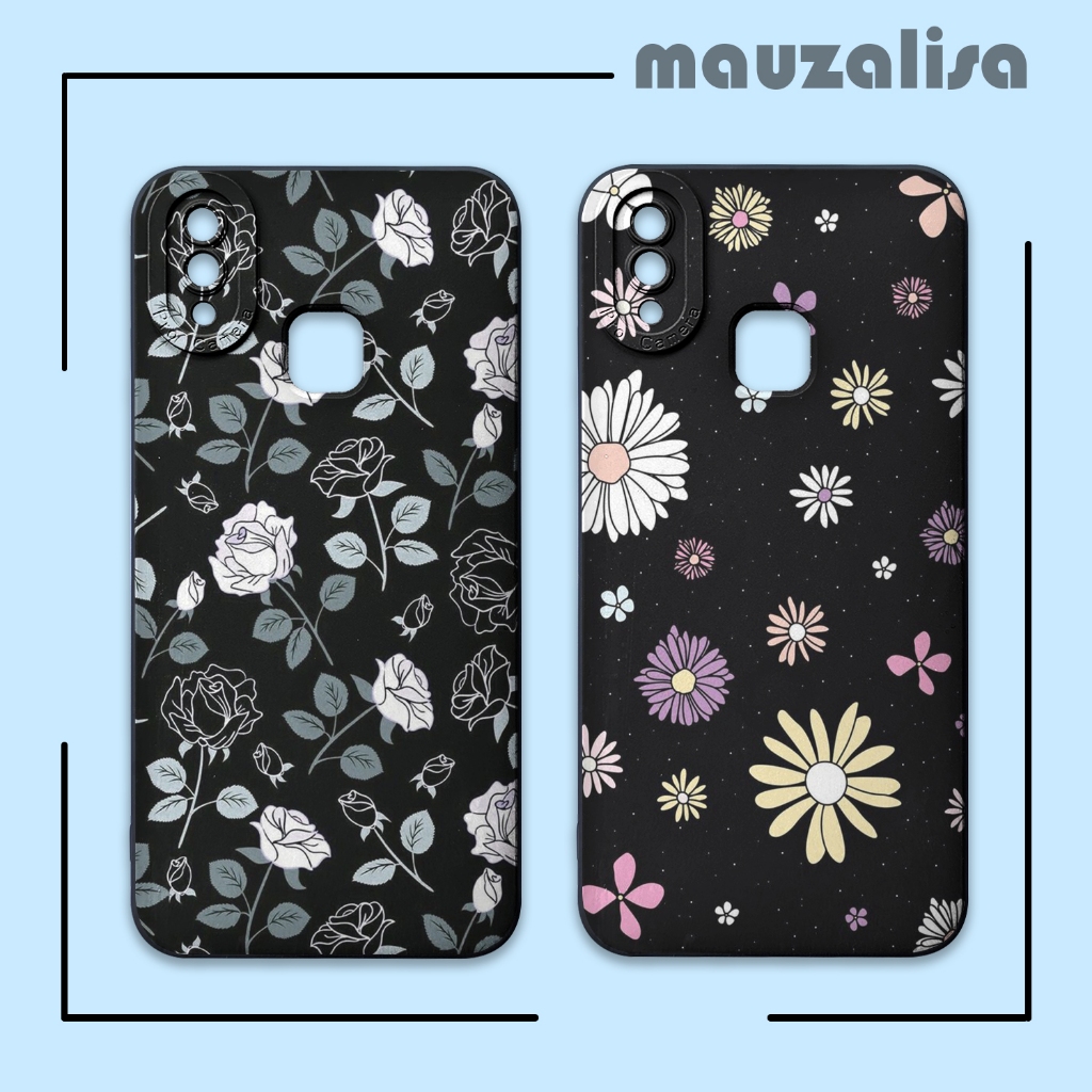 Casing Hp Vivo Y91 Y93 Y95 Y91c Y1s Motif Gambar Bunga Softcase Cover Tpu Model Tropica