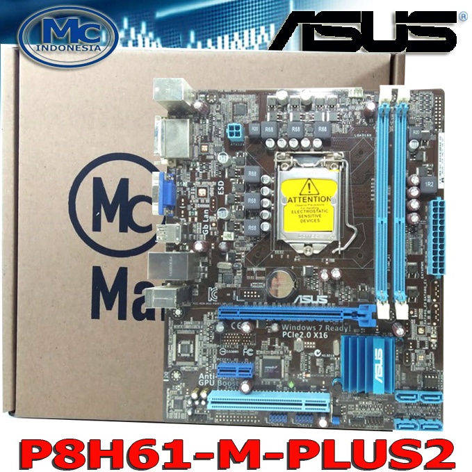 LANGSUNG ATC.. Mainboard MOBO MOTHERBOARD GAMING PC H61 DDR3 socket 1155 ASUS