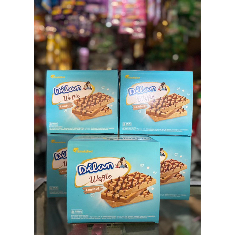 

PROMO Dilan Waffle Lembut Cokelat 1 Box isi 12 pcs @16gr