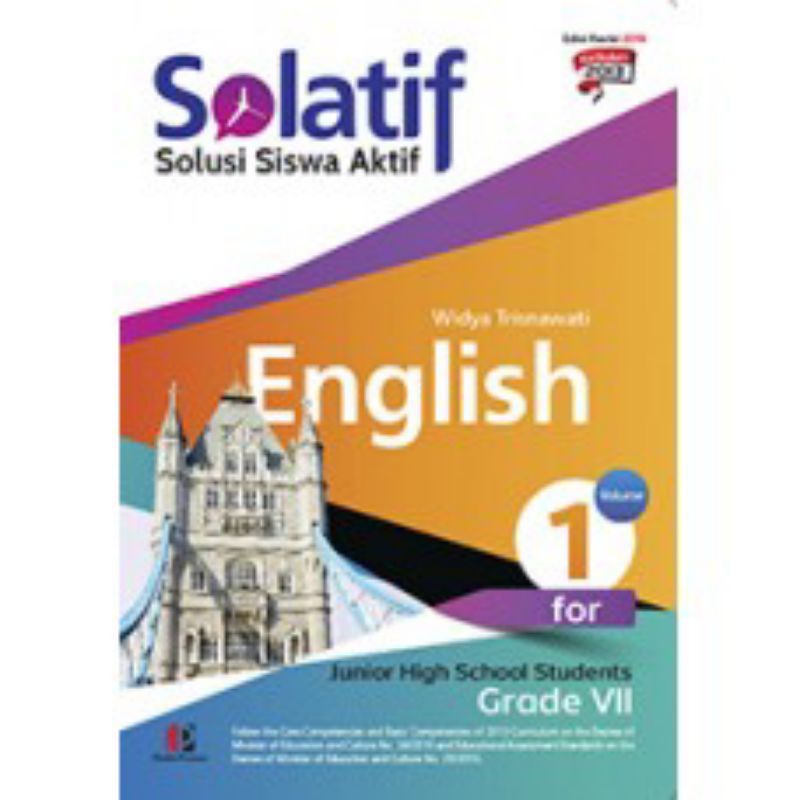 

BUKU MASMEDIA SMP SOLATIF ENGLISH KELAS 1 2 3