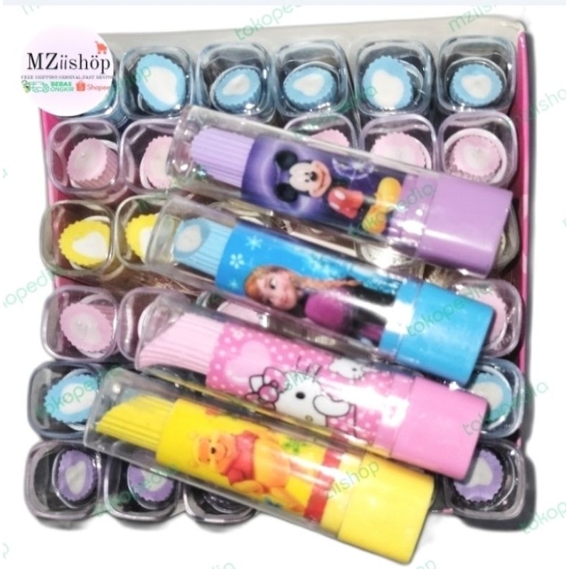 

penghapus lipstik karakter lucu eraser 1 pcs