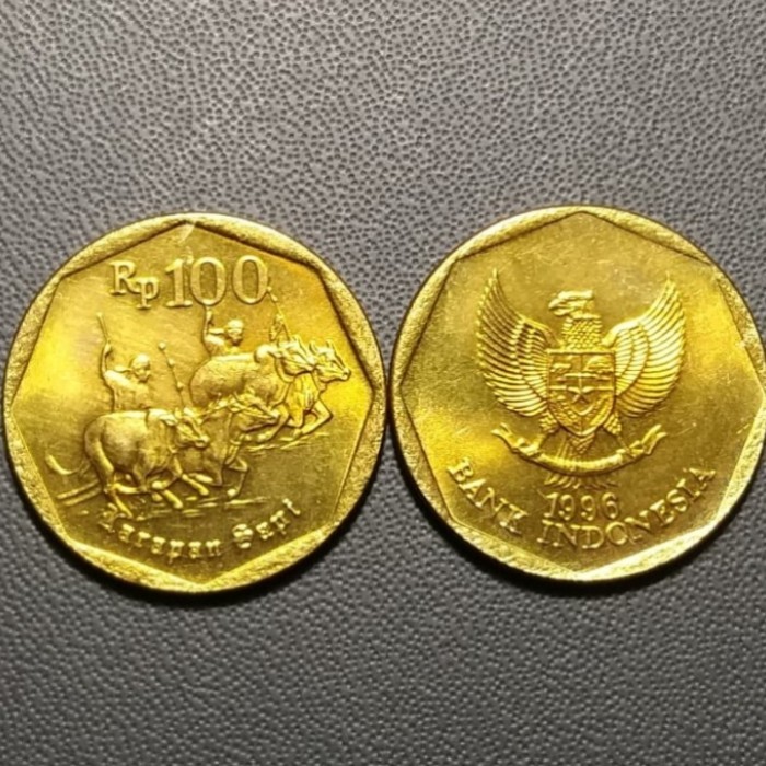 Koin Indonesia 100 Karapan Sapi Tahun 1998