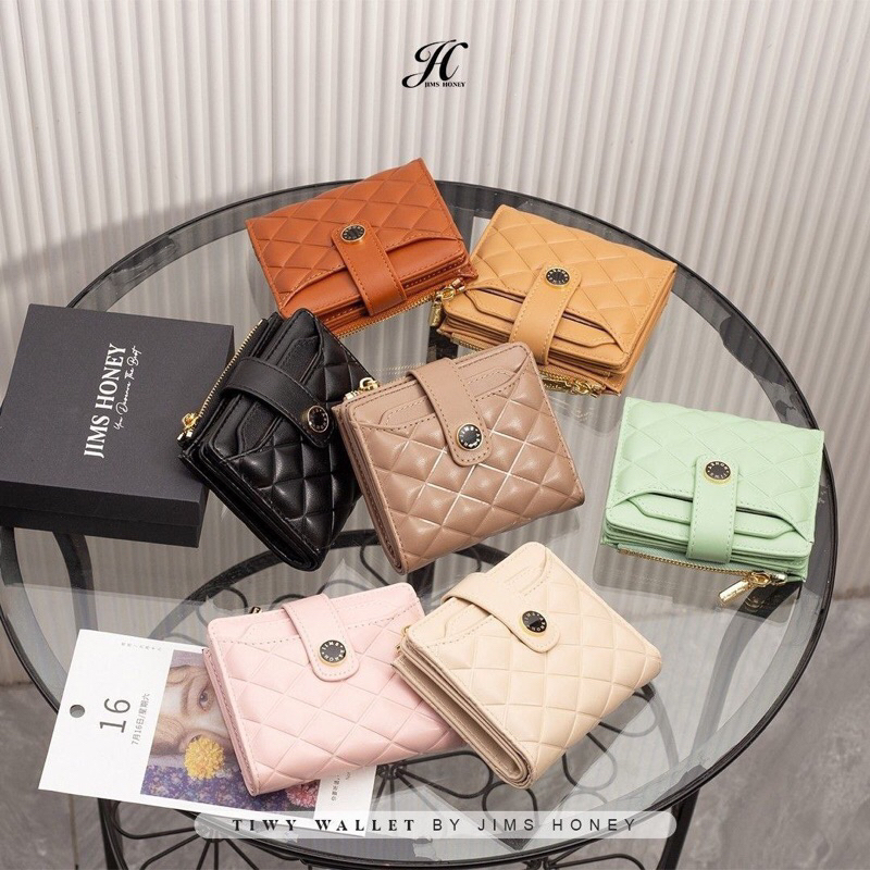 TIWY WALLET BY JIMSHONEY ORIGINAL/ DOMPET LIPAT WANITA/ DOMPET KARTU/ DOMPET MINI/ DOMPET ORI JIMSHO