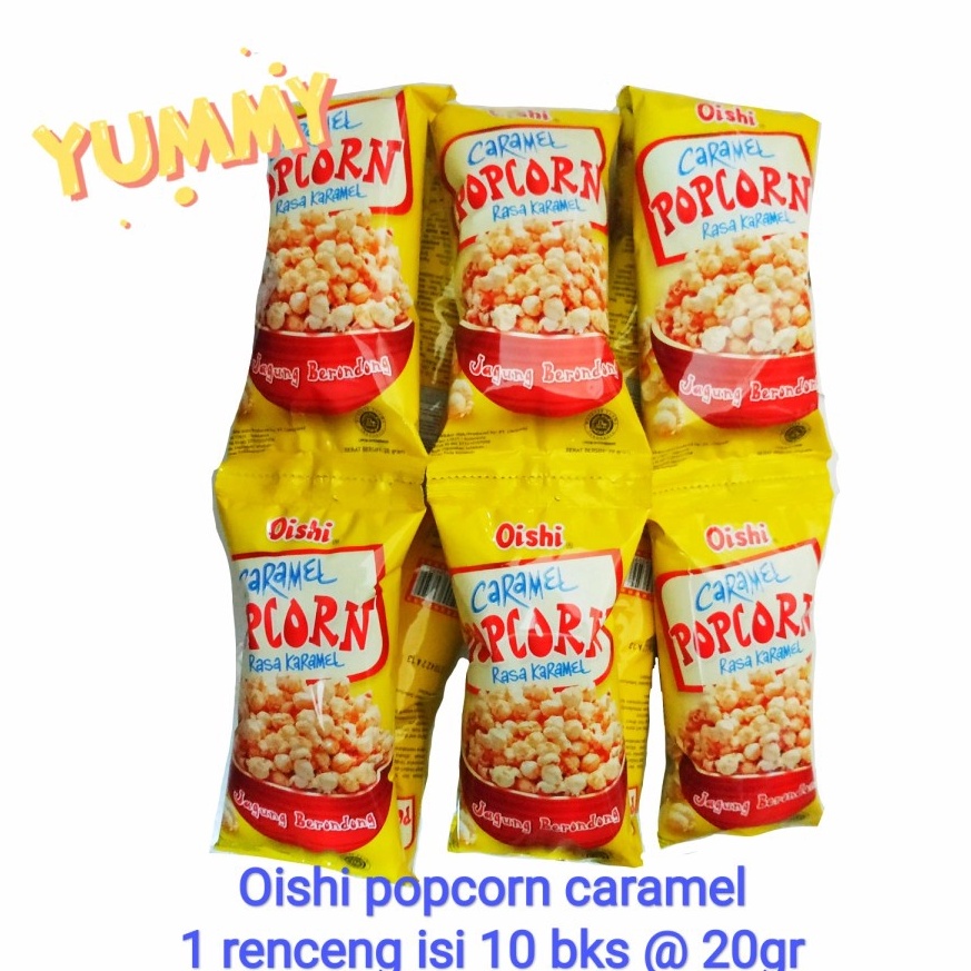 

[★F91&] oishi popcorn caramel karamel | renceng isi 10 bks [84]