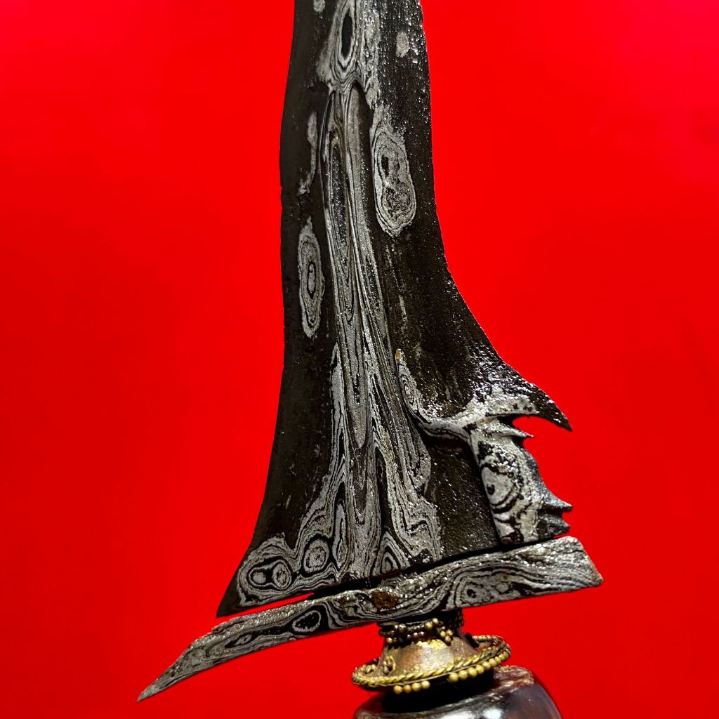 Keris Panimbal Mataram Senopaten Pamor Beras Wutah Asli Sepuh Kuno