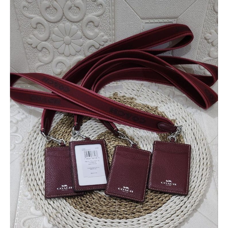

Lanyard Coach Wine Nwt Original