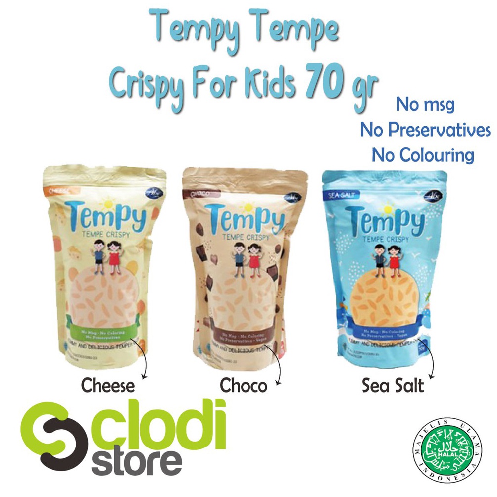 

[☾C77$] Tempy (Tempe Crispy) NO MSG / snack anak sehat / keripik tempe Snack MPASI / Snack Bayi / Snack Anak / Cemilan Bayi / Cemilan Anak No Msg Tanpa Pewarna Tanpa Pengawet Halal Top Discount