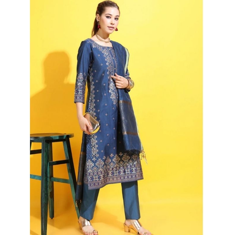 Kurta set India / Baju India Original/ Tunik set Size M dan L