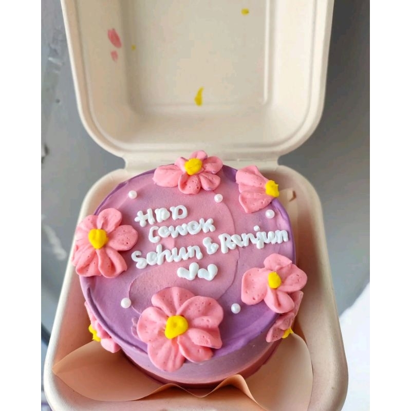 

bento cake / korean bento cake / korean cake / mini cake / birthday cake / kue ulang tahun