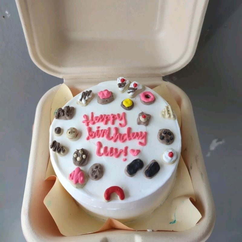 bento cake / birthday cake / korean bento cake / mini cake / kue ulang tahun / tart