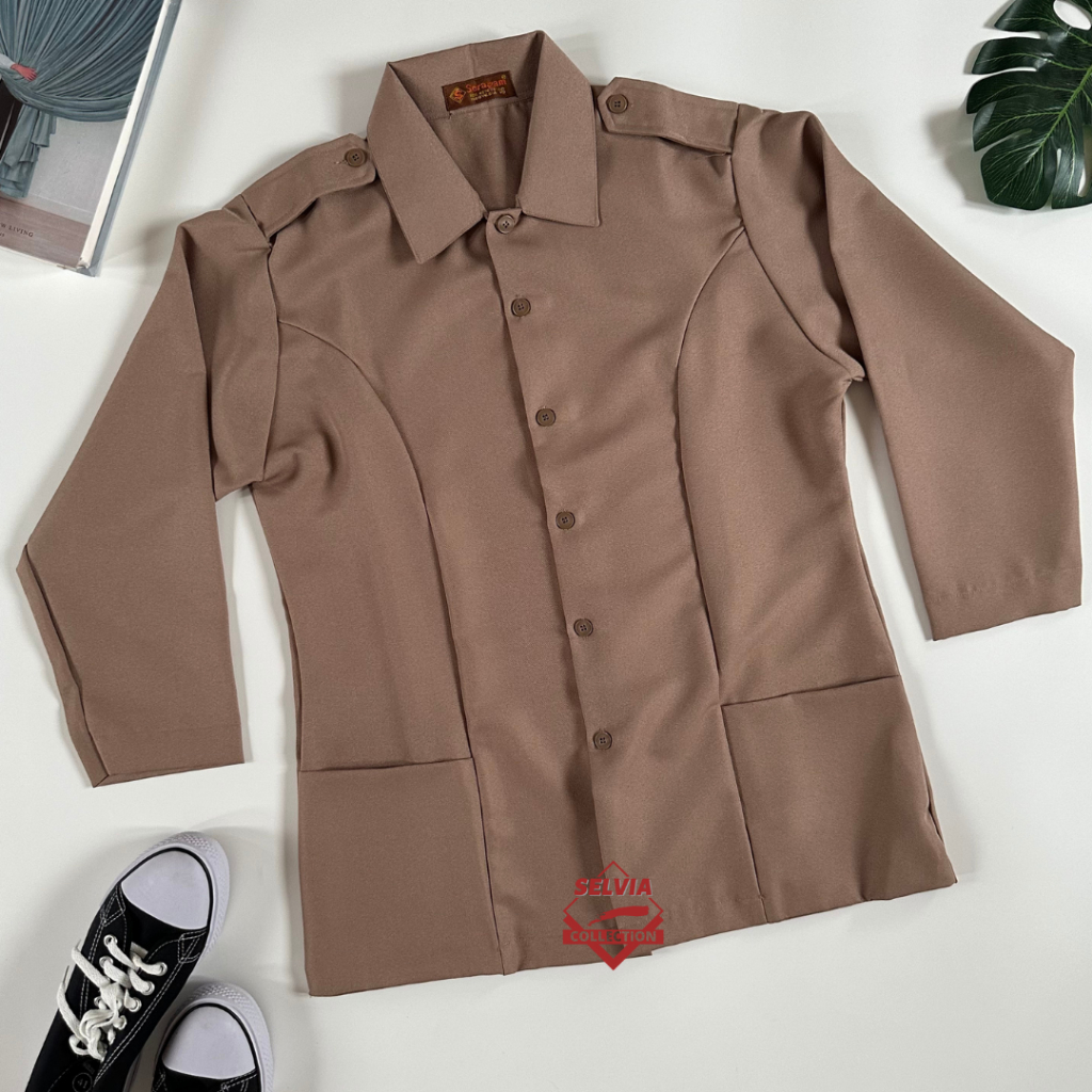 Baju Pramuka CATERINA Panjang Perempuan Pembina/Guru