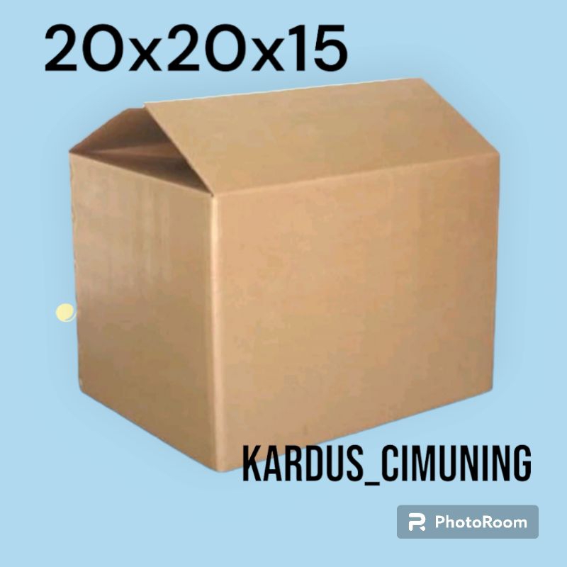 

kardus box packing 20x20x15
