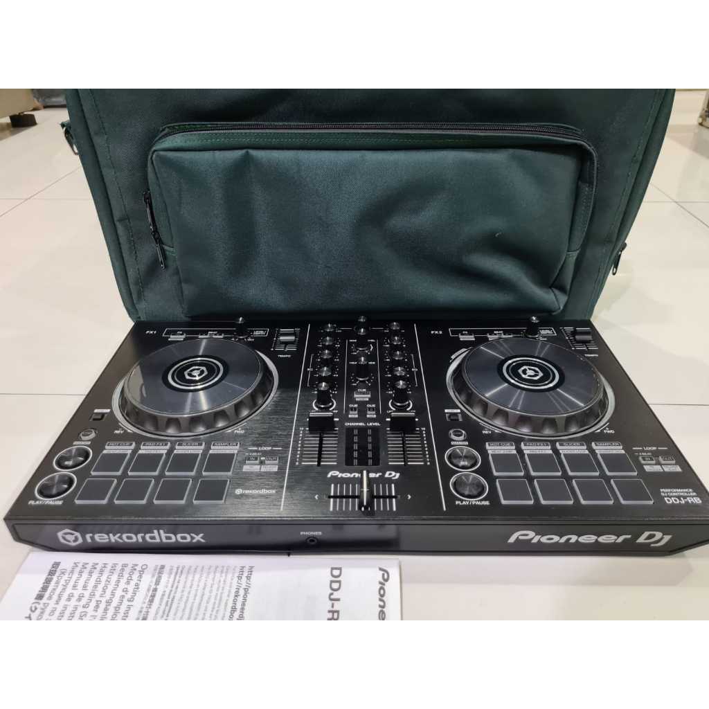 Alat DJ Pioneer DDJ RB + Tas DJ Original & Fullset Manual Book Controller DJ Pioner Rekordbox Editio