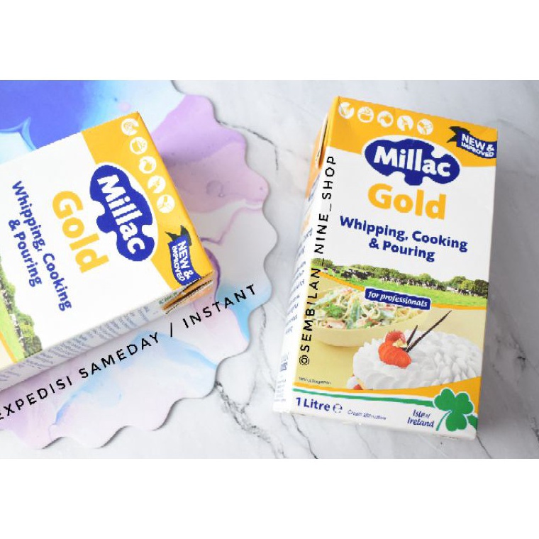 

[☹C40(] Millac Gold Whipping, Cooking & Pouring Cream 1 Liter Again