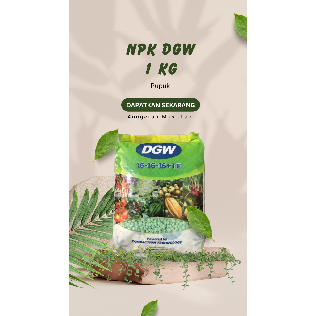 Pupuk NPK DGW 16-16-16+TE (1 Kg)