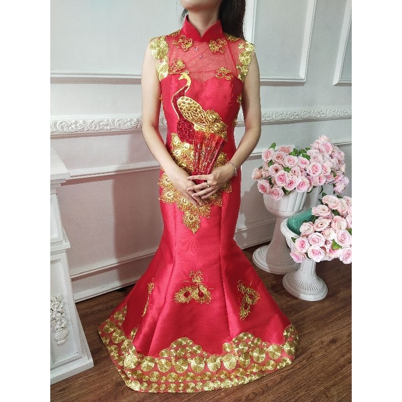 Cheongsam Sangjit dress (rent) Qipao