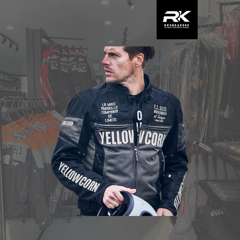 Yellow Corn Jacket SJ-2312 Black Gunmetal 100% Authentic