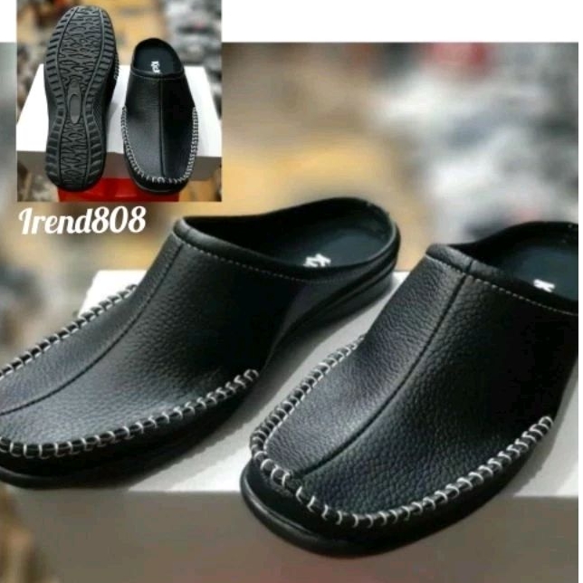 sepatu slop pria rajutan