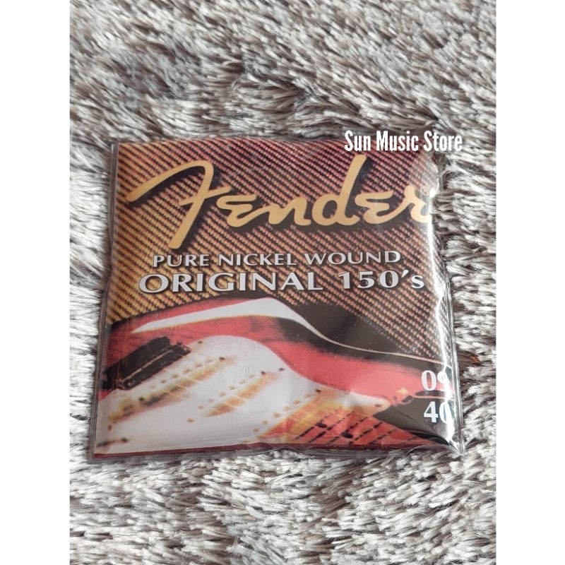 Senar Gitar Elektrik Fender Ukuran 009 - 040 - Senar Gitar Elektrik Fender - Senar Gitar Akustik Fen