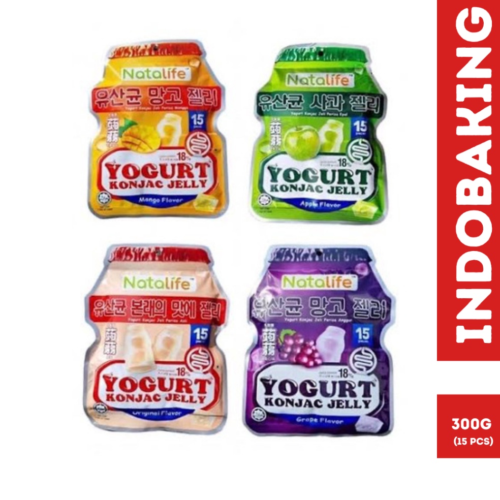 

Bests3ller Natalife Yogurt Konjac Jelly Halal 300g Isi 15 pcs [64]