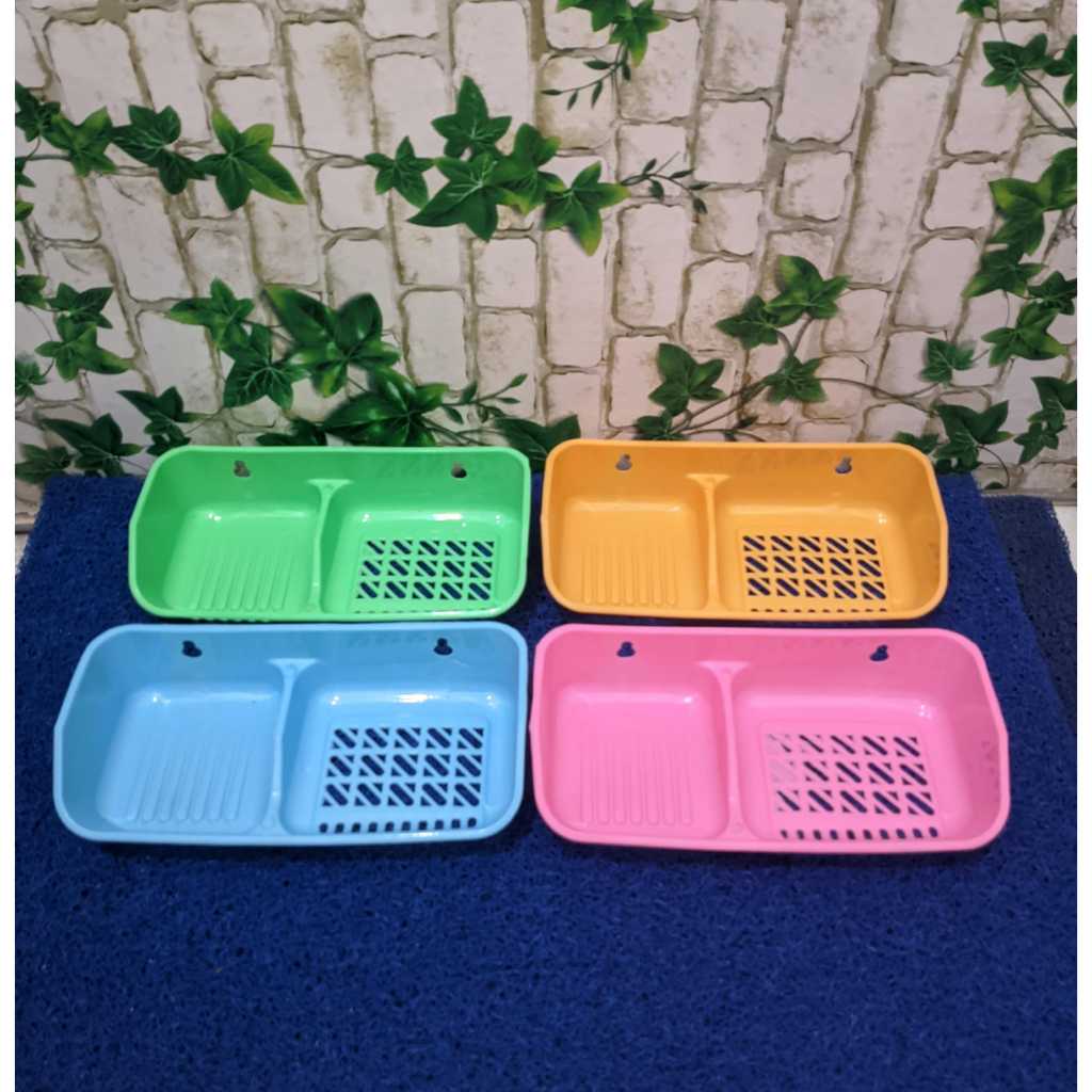 Tempat sabun tempel gantung mercury / Tempat sabun cantik / Rak kamar mandi / Tempat alat mandi