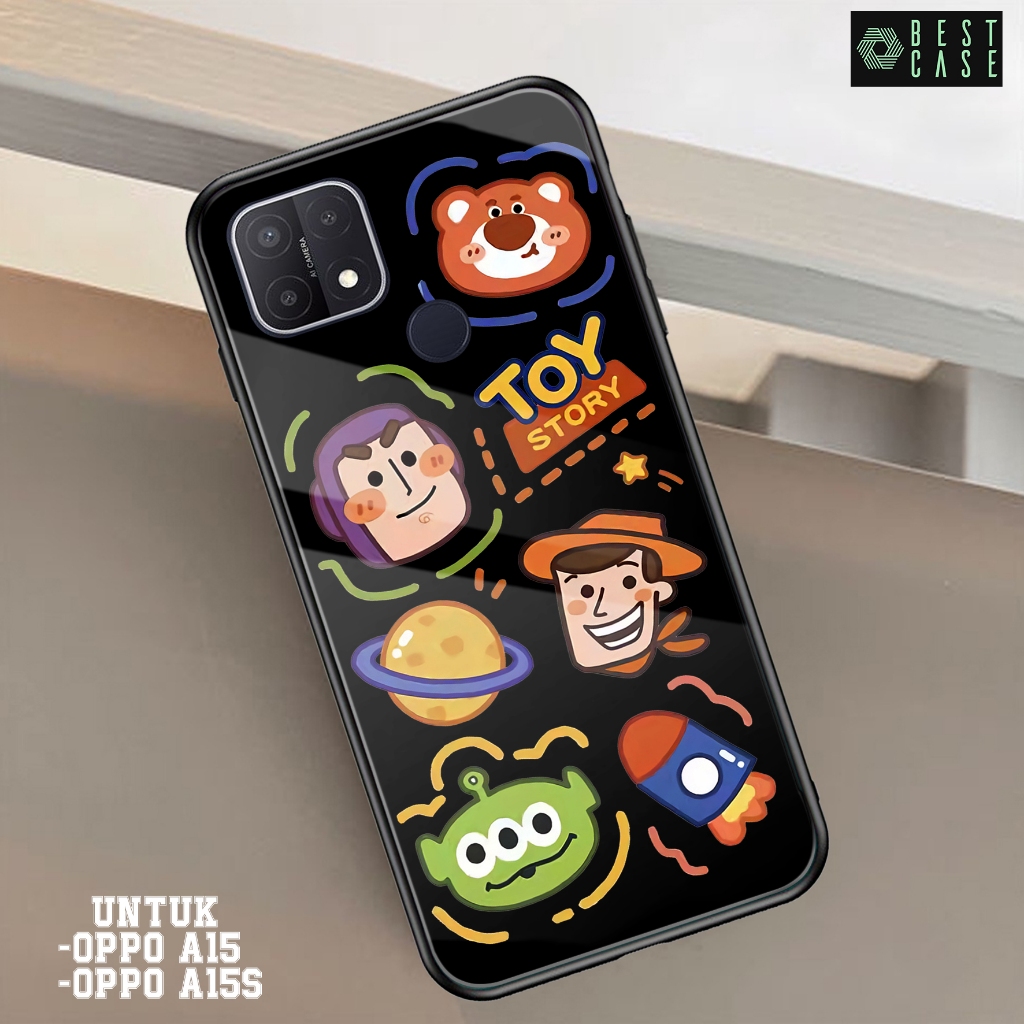 BEST CASE OPPO A15 - OPPO A15S TERBARU MOTIF (TOY STORY) - CASE 2D GLOSSY - CASE HP - HARDCASE GLOSS