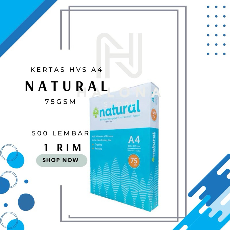 

Kertas HVS A4 Natural 75 GSM