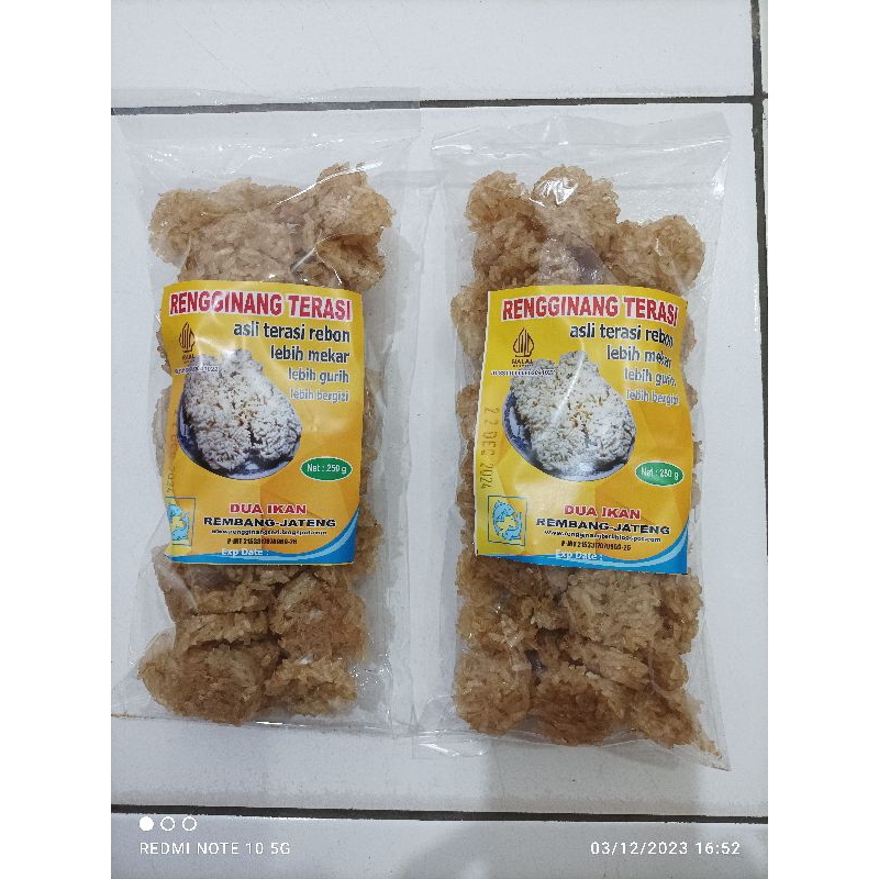 

Rengginang trasi cap 2 ikan