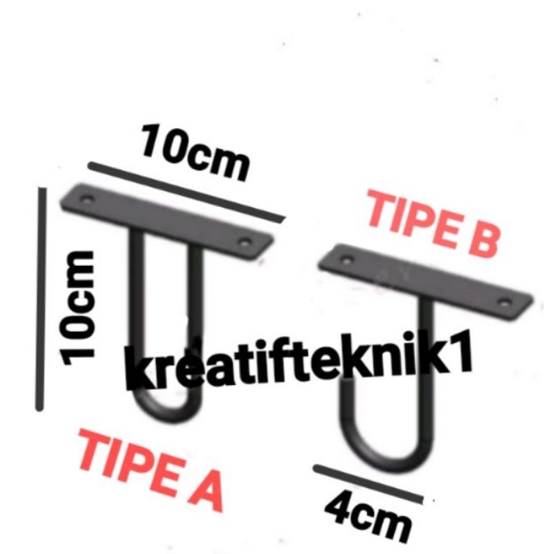 pengait gantungan besi jemuran serbaguna pengait  sangkar burung pot gantungan kipas angin