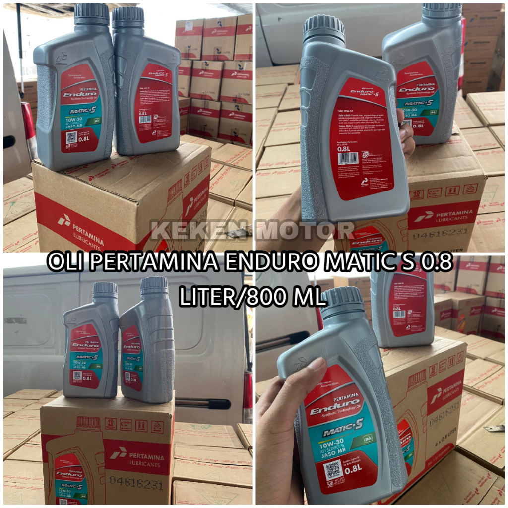 OLI ENDURO MATIC S 10W-30 MOTOR BEAT, MIO, MIO SPORTY, MIO J, VARIO, SCOOPY 0.8 LITER