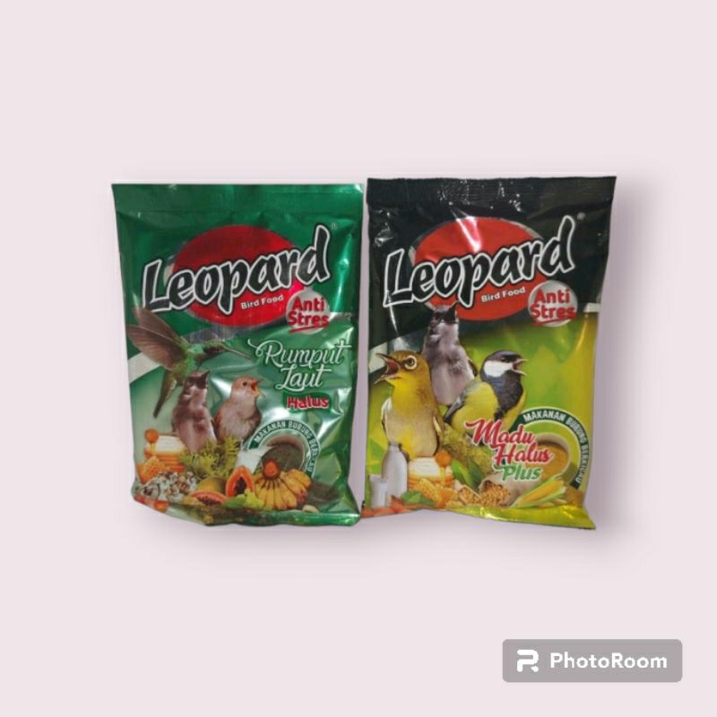 pakan burung pur burung leopard ( halus)